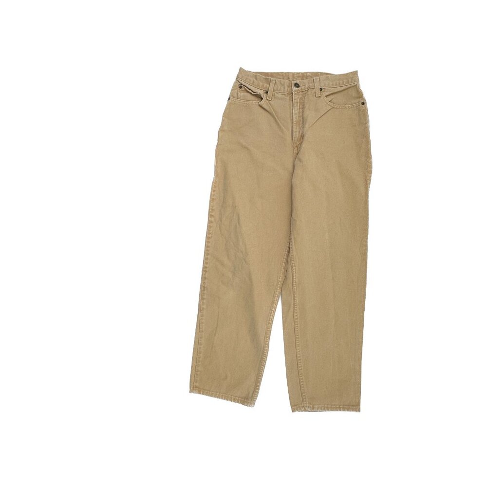 Jeanology‎ Straight leg Women' size 10 Beige Tan Denim jeans